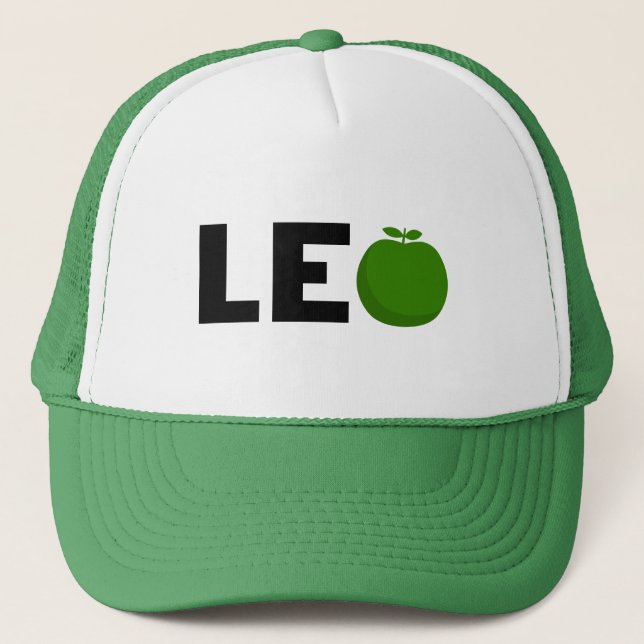 Gorra De Camionero Leo Apple (Anverso)
