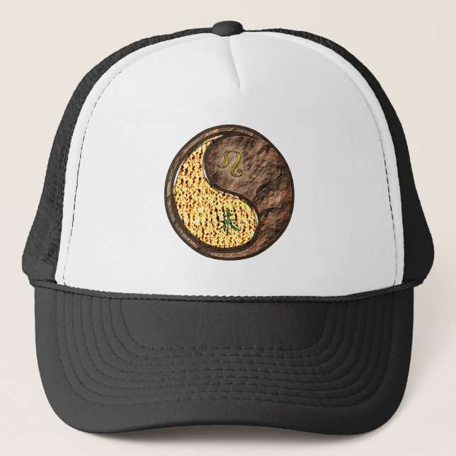 Gorra De Camionero Leo & Cabra de Tierra (Anverso)