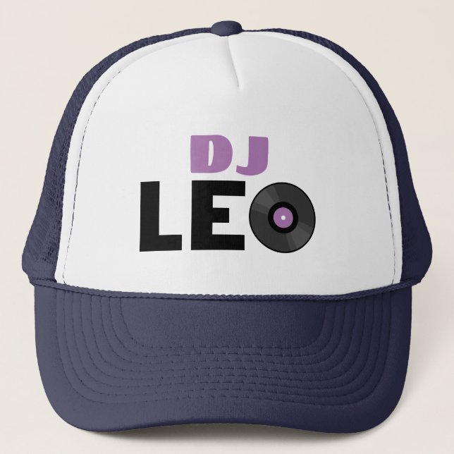 Gorra De Camionero Leo DJ Trucker Hat (Anverso)