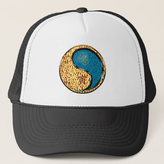 Gorra De Camionero Leo & Tigre de Agua (Anverso)