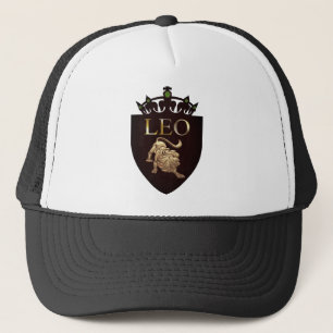 Gorra De Camionero Leo Zodiac Personalizado Trucker Hat