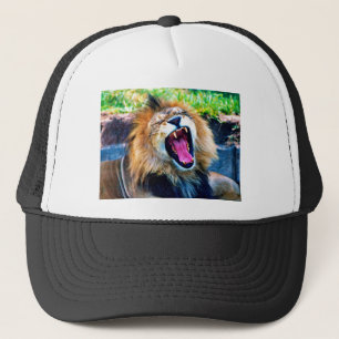 Gorra de camionero león
