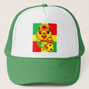 Gorra De Camionero León africano del fútbol