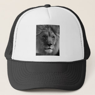 Gorra De Camionero León blanco y negro