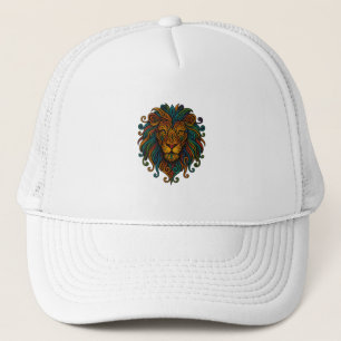 Gorra De Camionero León Colorido