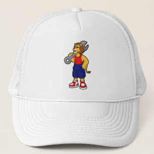 Gorra De Camionero León como mecánico con llave