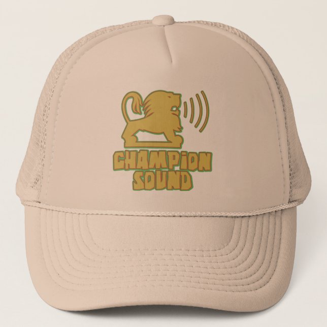 Gorra De Camionero León de los sonidos del campeón (Anverso)
