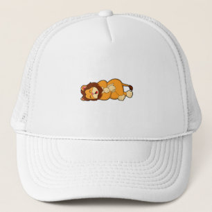 Gorra De Camionero León durmiendo