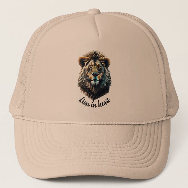Gorra De Camionero León en el corazón (Anverso)