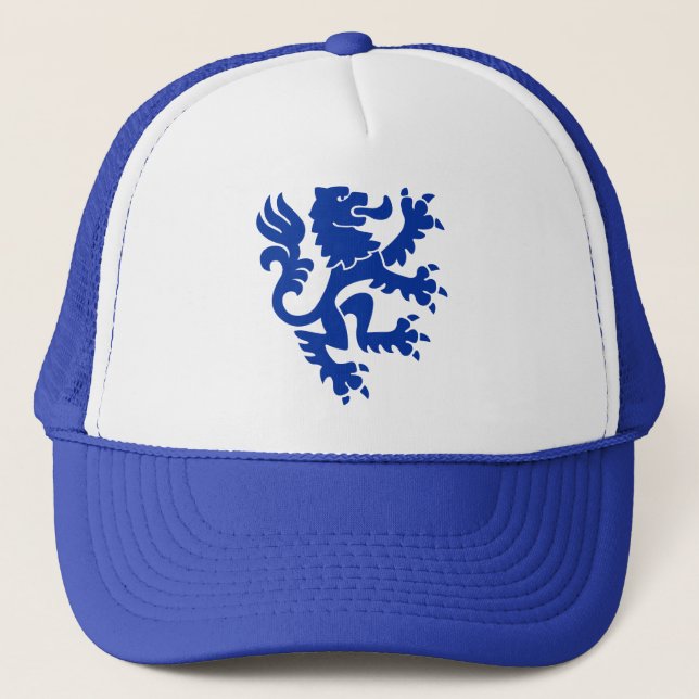 Gorra De Camionero León heráldico 01 - Azul marino (Anverso)