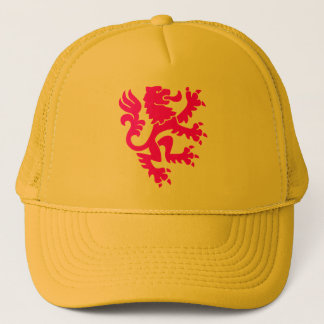 Gorra De Camionero León heráldico 01 - Magenta