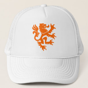Gorra De Camionero León heráldico 01 - Naranja