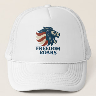Gorra De Camionero León Patriótico Ruge Libertad