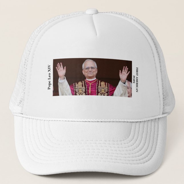 Gorra De Camionero León XIV, el primer Papa americano (Anverso)