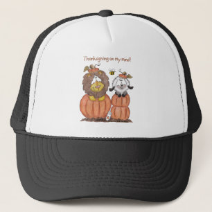 Gorra De Camionero León y cordero en calabazas