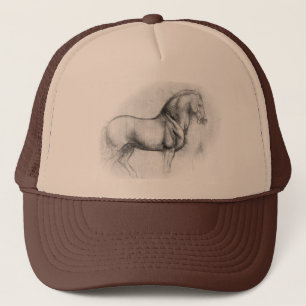 Gorra De Camionero Leonardo DaVinci Caballo