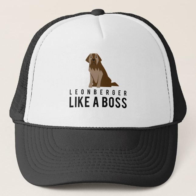 Gorra De Camionero Leonberger, como Boss (Anverso)