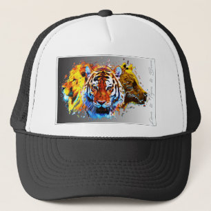 Gorra De Camionero leones y tigres y bears.jpg