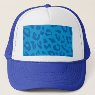 Gorra De Camionero Leopard Print Pale Blues