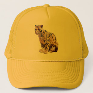 Gorra De Camionero leopardo nublado fotografía selva gran gato animal