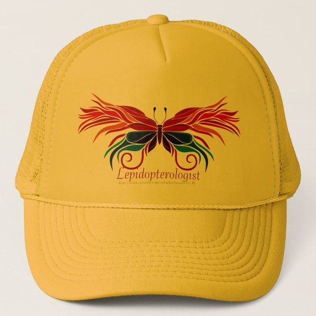 Gorra De Camionero "Lepidopterólogo (λ ε π ί δ ο ς › " (Anverso)