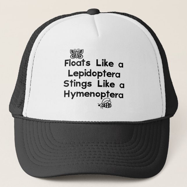 Gorra De Camionero Lepidópteros de los flotadores (Anverso)