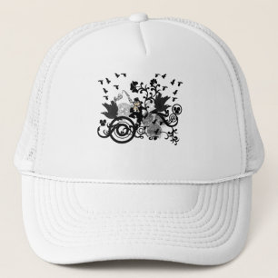 Gorra De Camionero Leprechaun en negro