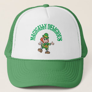 Gorra De Camionero Leprechaun mágico delicioso del baile