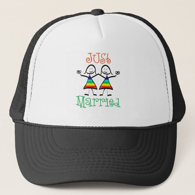 Gorra De Camionero Lesbiana recién casada (Anverso)