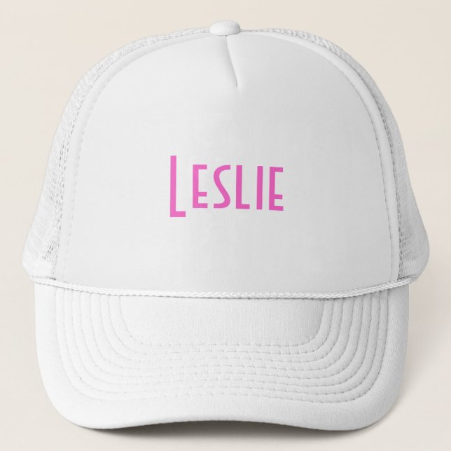 Gorra De Camionero Leslie (Anverso)