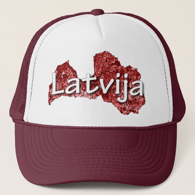 Gorra De Camionero Letonia (Anverso)
