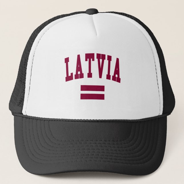 GORRA DE CAMIONERO LETONIA (Anverso)