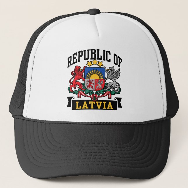 Gorra De Camionero Letonia (Anverso)