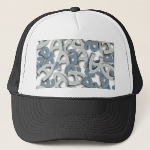 Gorra De Camionero Letra a azul