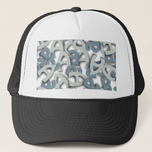 Gorra De Camionero Letra a azul (Anverso)