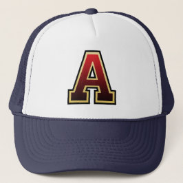 Gorra De Camionero Letra "A" inicial