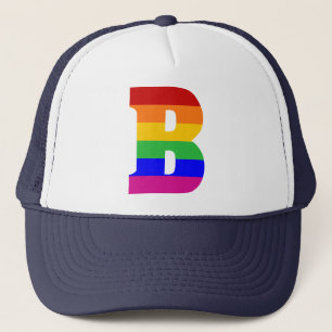 Gorra De Camionero Letra arco iris B