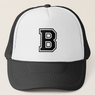 Gorra De Camionero Letra B, alfabeto colegiado