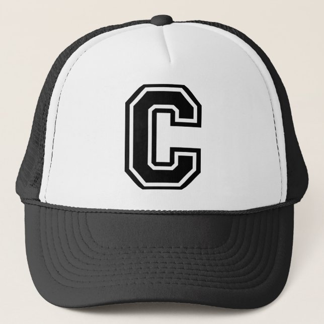 Gorra De Camionero Letra "C " (Anverso)