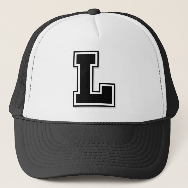 Gorra De Camionero Letra clásica 'L' (Anverso)