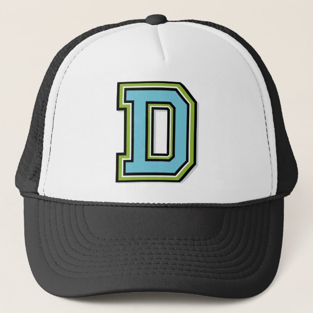 Gorra De Camionero Letra "D" (Anverso)