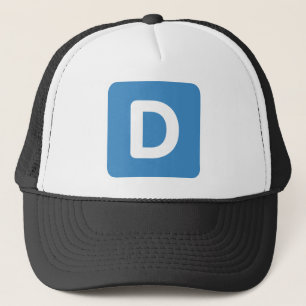 Gorra De Camionero Letra D - gorjeo de la emoji