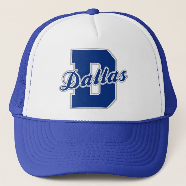 Gorra De Camionero Letra de Dallas (Anverso)
