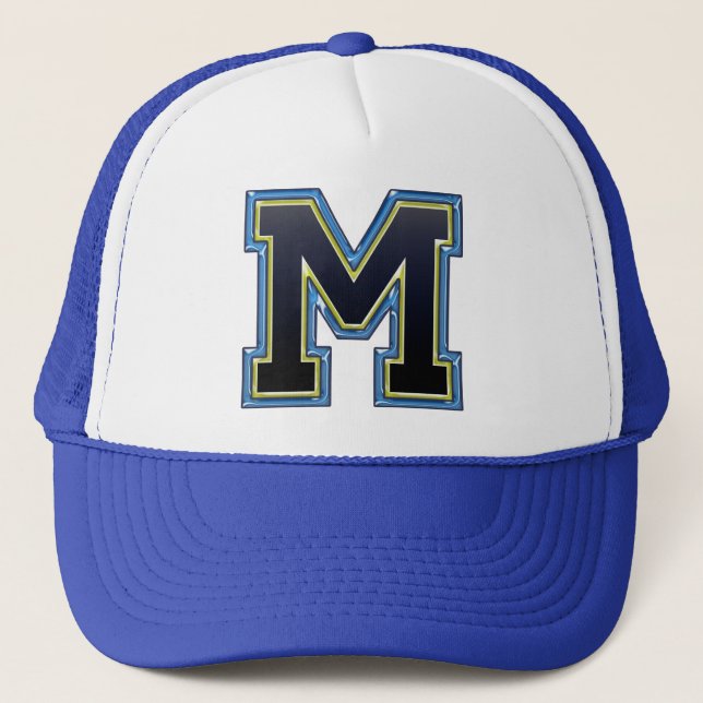 Gorra De Camionero Letra distintiva M (Anverso)