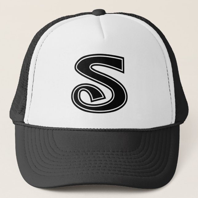 Gorra De Camionero Letra distintiva 'S' (Anverso)