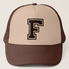 Gorra De Camionero Letra "F" monogramada