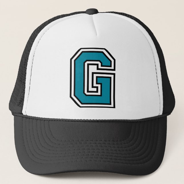 Gorra De Camionero Letra "G" (Anverso)