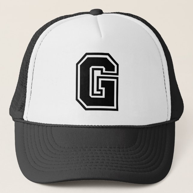 Gorra De Camionero Letra "G" Clásica (Anverso)
