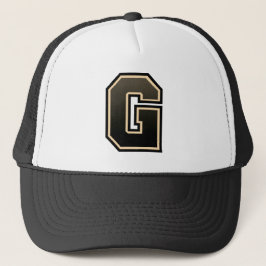 Gorra De Camionero Letra "G" monogramada Trucker Hat