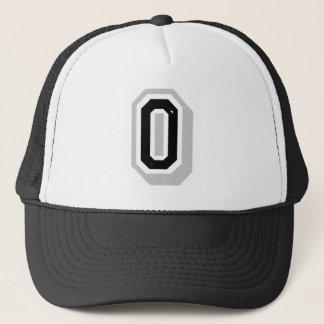 Gorra De Camionero letra gris negra O